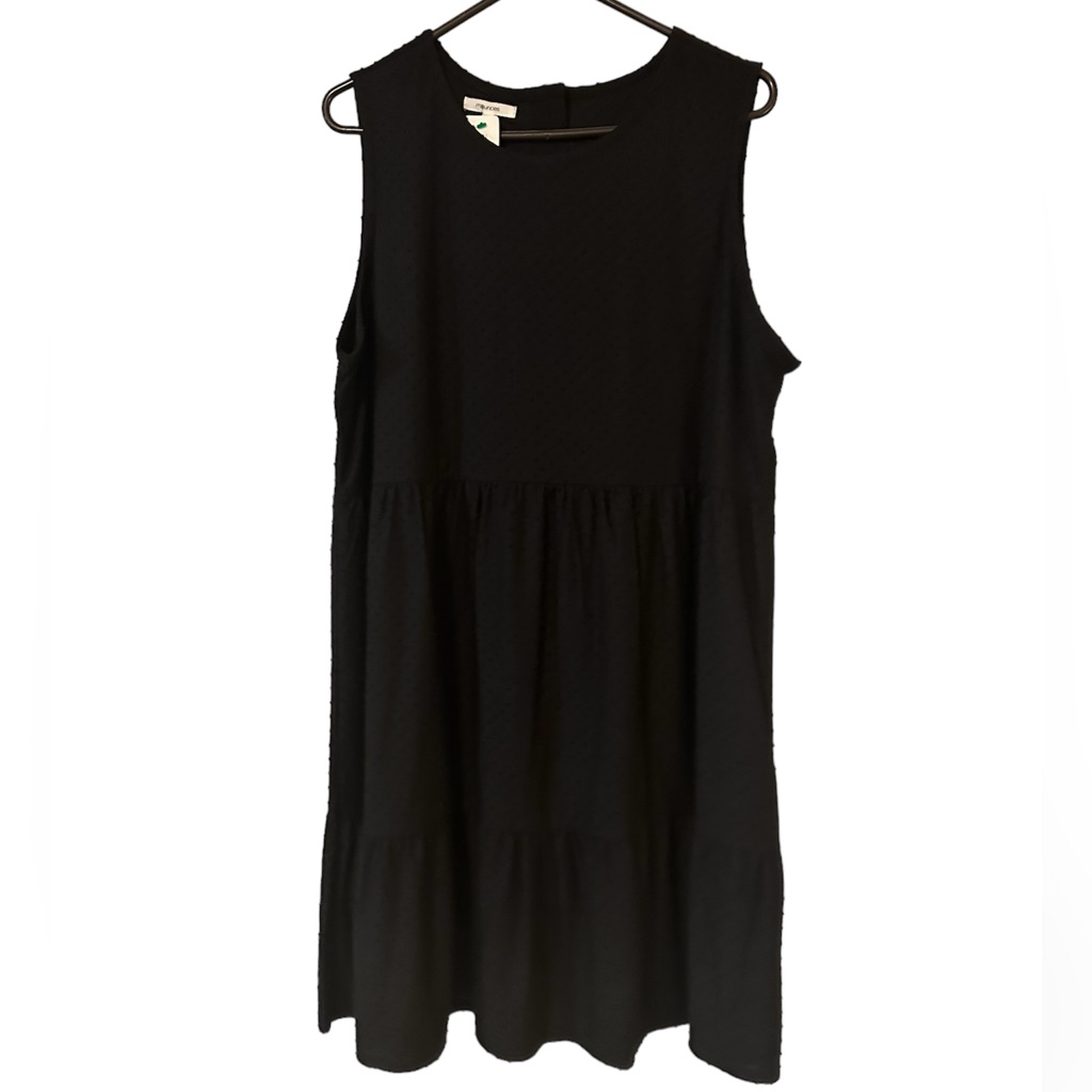 Maurice’s Swiss Dot Flowy Dress With Button Back Xxl